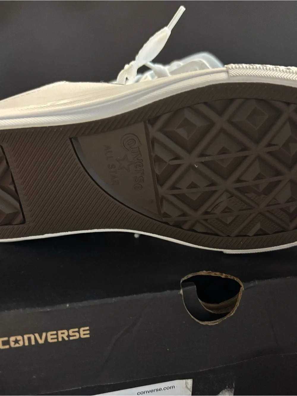 Converse Kids White Low-Top Canvas Sneakers
